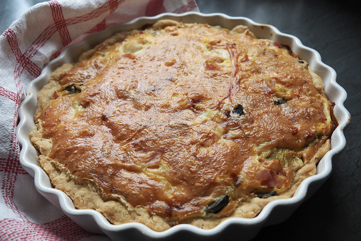 Lauch-Tarte mit Käse – Marktbummel Aschaffenburg – Wochenmarkt ...