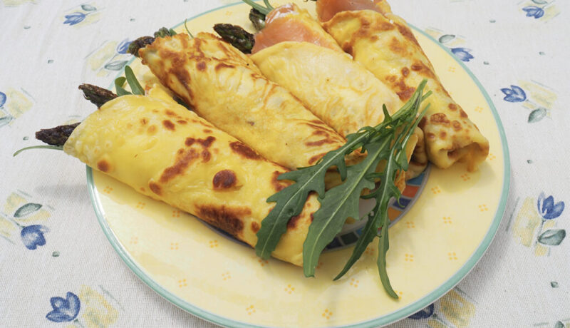 Spargel-pfannkuchen